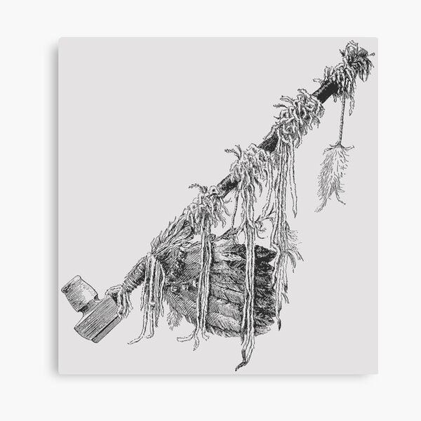 “Native American Sacred Peace Pipe” Canvas Print for Sale by Chocodole