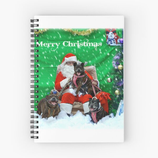 Item preview, Happy Staffy Christmas! designed and sold by Vicki Childs.