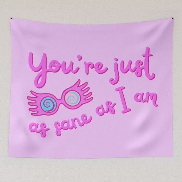 Item preview, You're just as sane as I am pastel pink designed and sold by Disturbing Wonderland.