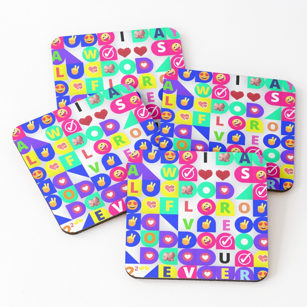 Item preview, Coasters (Set of 4) designed and sold by CrazyCavemanART.