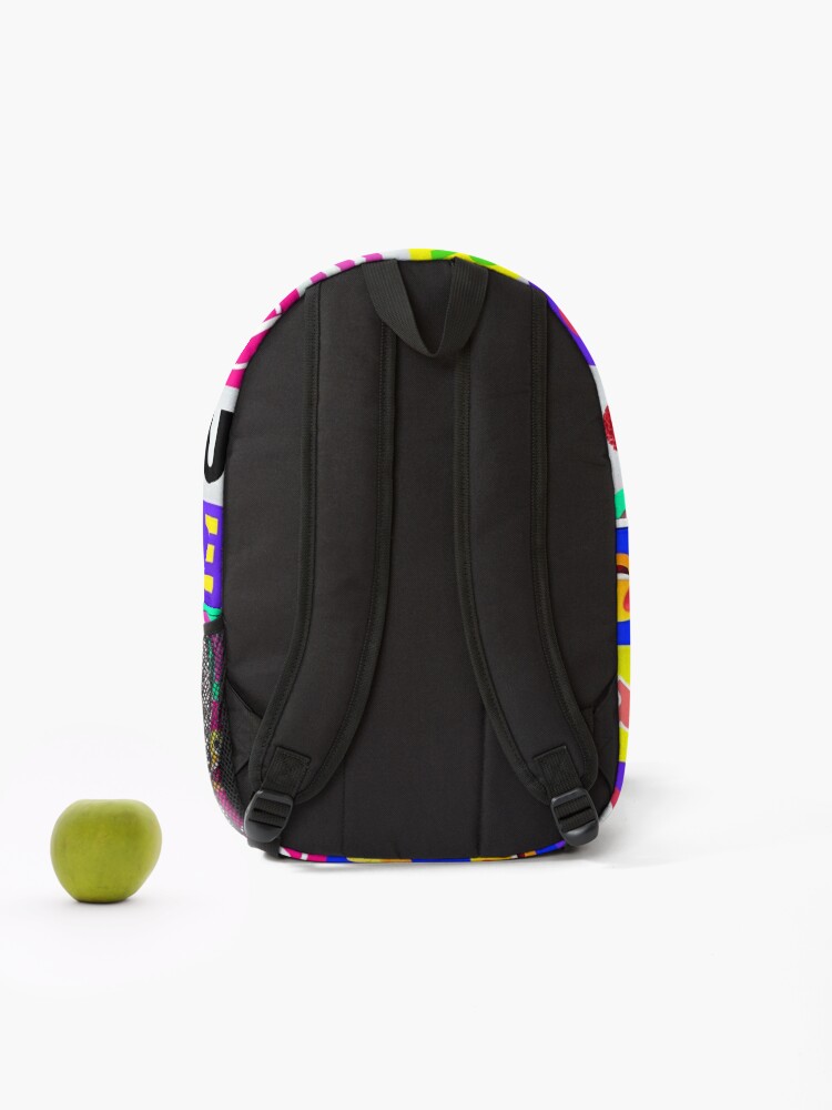 Backpack, Emoji Alphabet Puzzle designed and sold by CrazyCavemanART