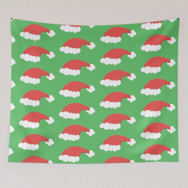 Item preview, Santa Hat Pattern designed and sold by Weremoose.