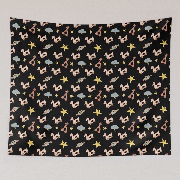 Item preview, Cute Kids Toys Pattern Duck Star Clouds designed and sold by Fairies Flower  Garden.