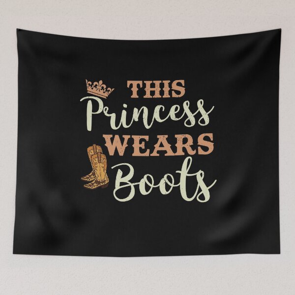 Item preview, This Princess Wears Boots Country Cowgirl  designed and sold by BUBLTEES.