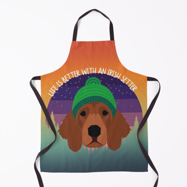 Item preview, Adorable "Better With Irish Setter" retro sunset designed and sold by Write-to-Rebel.