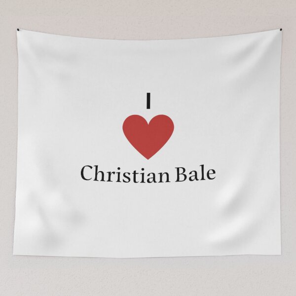 Item preview,  I love Christian Bale designed and sold by printory.