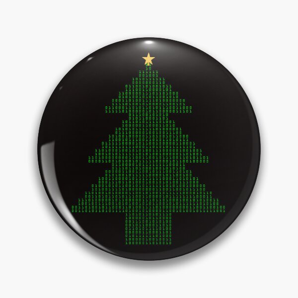 Item preview, Binary code Christmas Tree Programmer Coder Xmas designed and sold by Buyeseoshop.