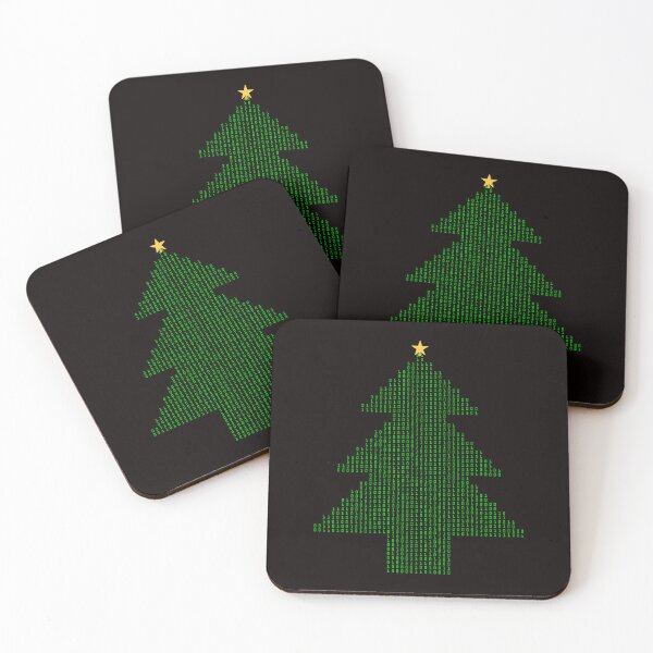 Item preview, Binary code Christmas Tree Programmer Coder Xmas designed and sold by Buyeseoshop.