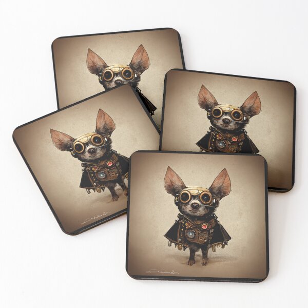 Item preview, Steampunk Chihuahua designed and sold by Artsytee Lab.