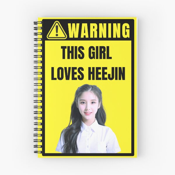 Item preview, loona warning sign: heejin (female) designed and sold by loonaluvdesigns.