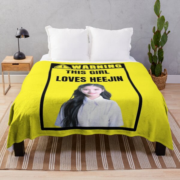 Item preview, loona warning sign: heejin (female) designed and sold by loonaluvdesigns.