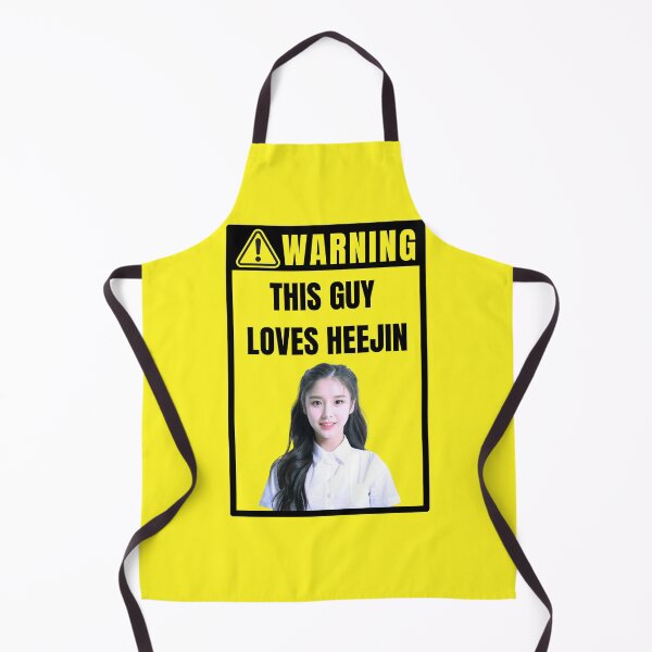 Item preview, loona warning sign: heejin (male) designed and sold by loonaluvdesigns.