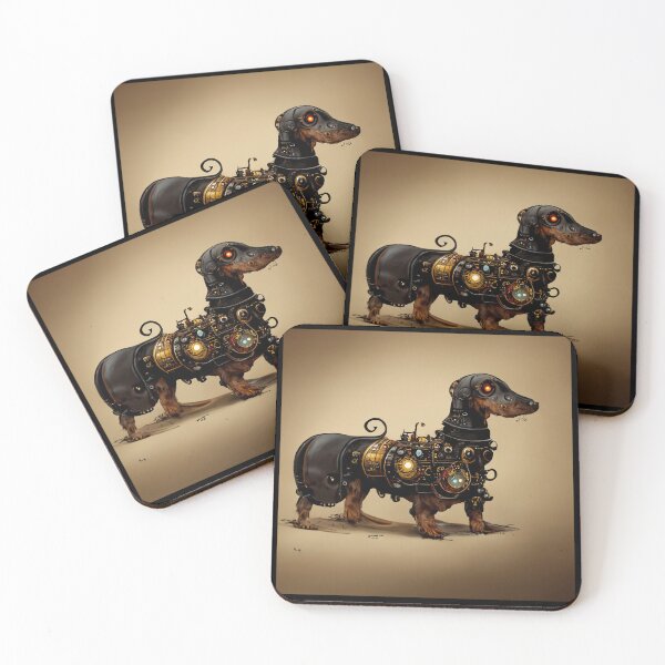 Item preview, Steampunk Dachshund Dog designed and sold by Artsytee Lab.