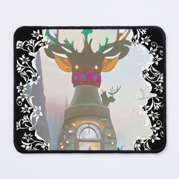 Item preview, Cute  Glowing Eyes Reindeer Christmas House  designed and sold by zheworkstudio.