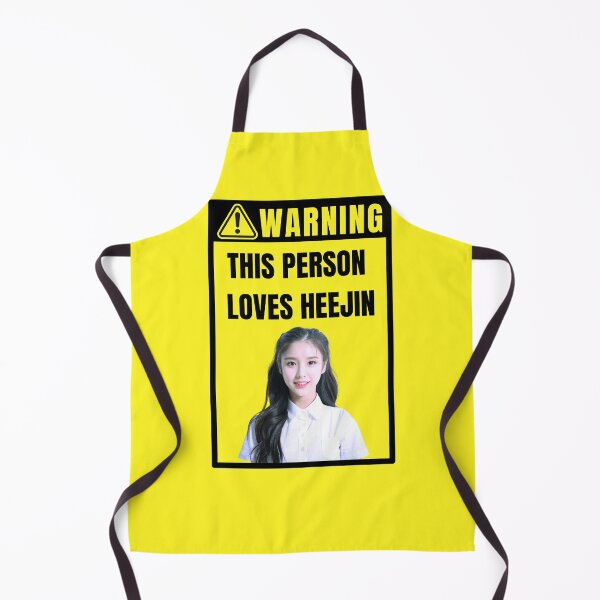 Item preview, loona warning sign: heejin (gender neutral) designed and sold by loonaluvdesigns.