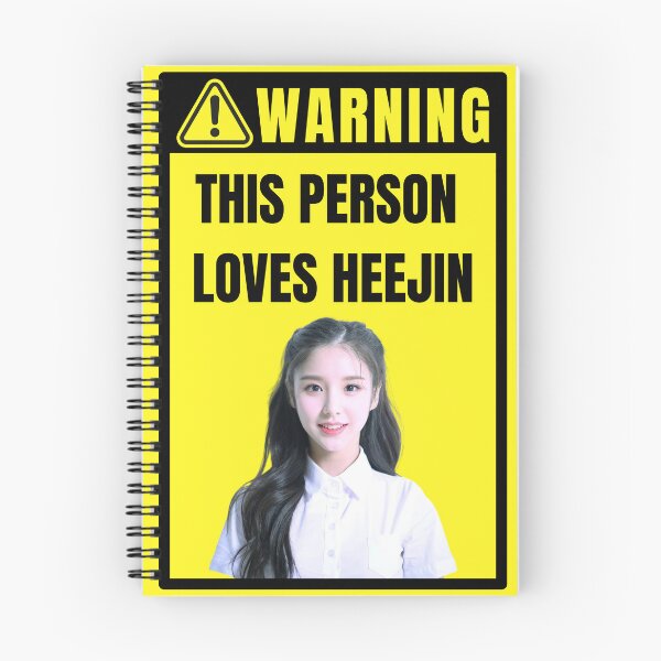 Item preview, loona warning sign: heejin (gender neutral) designed and sold by loonaluvdesigns.