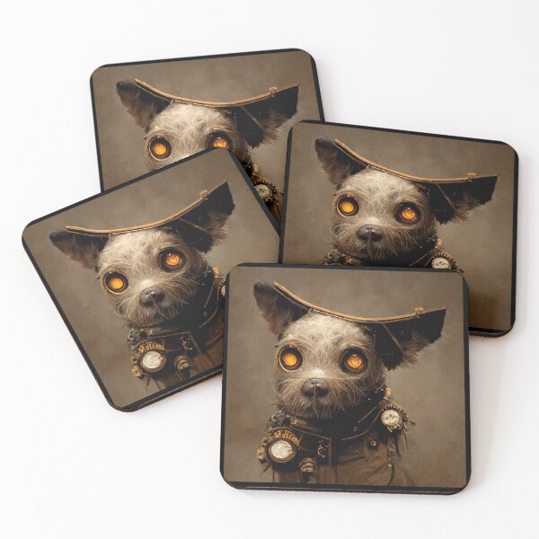 Item preview, Steampunk Dog (Terrier) designed and sold by Artsytee Lab.