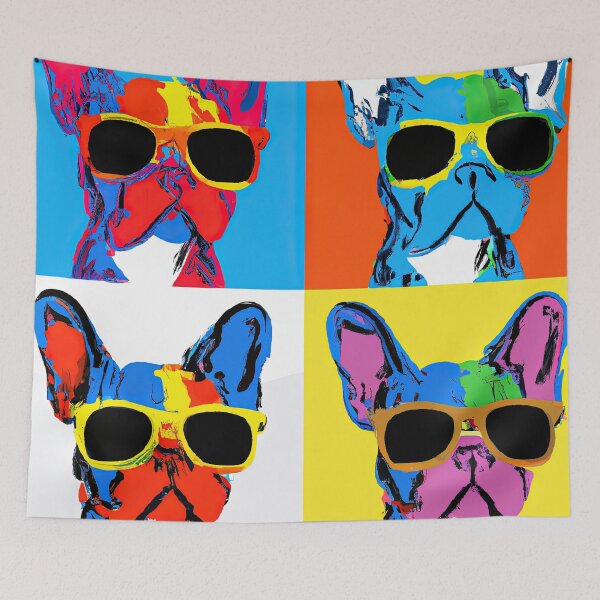 Item preview, Cool Pop Art French Bulldog designed and sold by snufflin-stan.