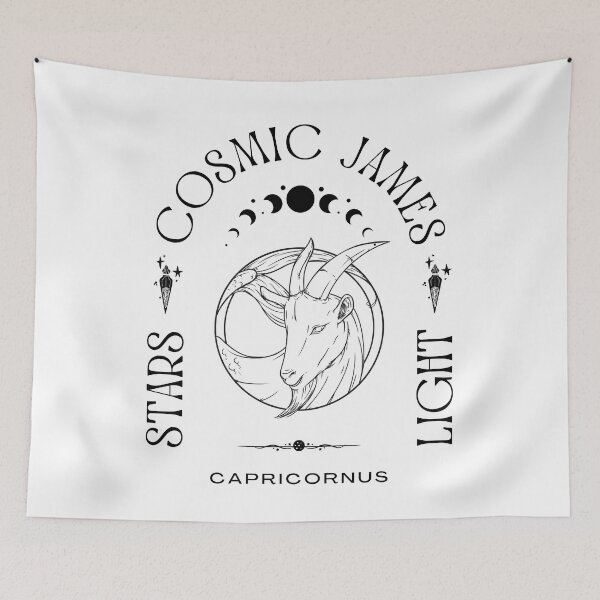Item preview, JAMES NAME: JAMES ZODIAC SIGN CAPRICORNUS DESIGN. designed and sold by AlexRelax.