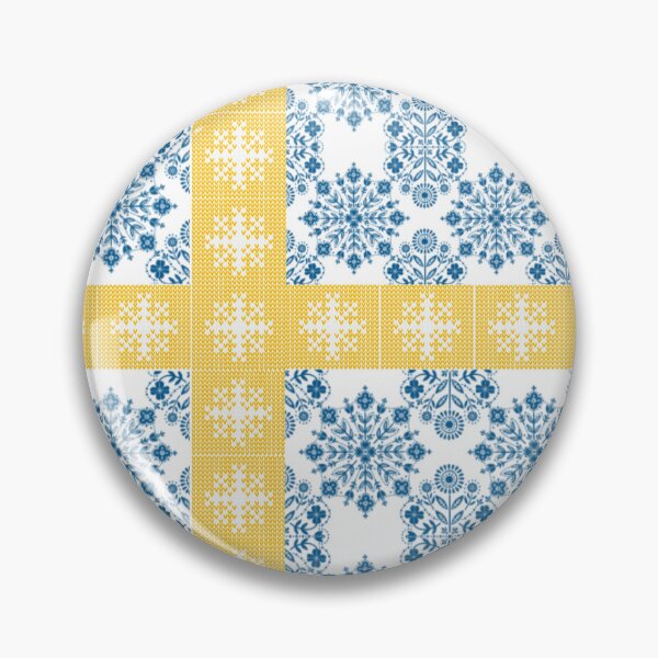 Item preview, Swedish Embroidered Flag designed and sold by karekorn78.