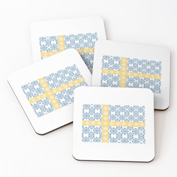 Item preview, Swedish Embroidered Flag designed and sold by karekorn78.