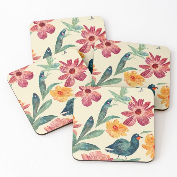 Artikelvorschau, Bunter Aquarellkolibri und Blumen 17 entworfen und verkauft von printiesart.
