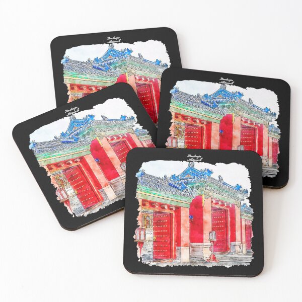 Item preview, Landscape Artwork Chinese Temple designed and sold by darknessjeff86.