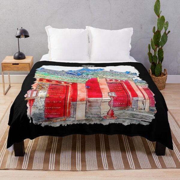 Item preview, Landscape Artwork Chinese Temple designed and sold by darknessjeff86.