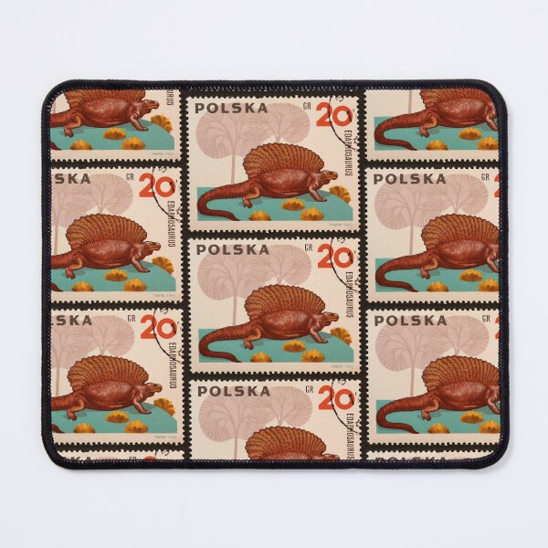 Item preview, Polska Stamp Poland Dinosaur Edaphosaurus  designed and sold by 2AGoodHome.