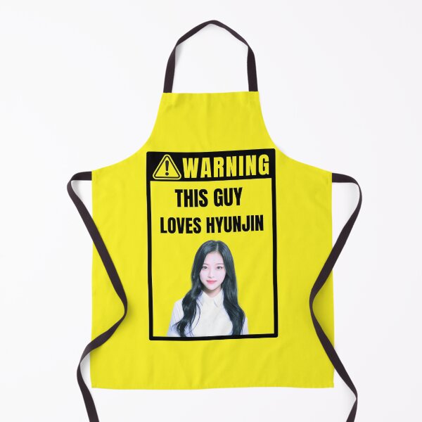 Item preview, loona warning sign: hyunjin (male) designed and sold by loonaluvdesigns.