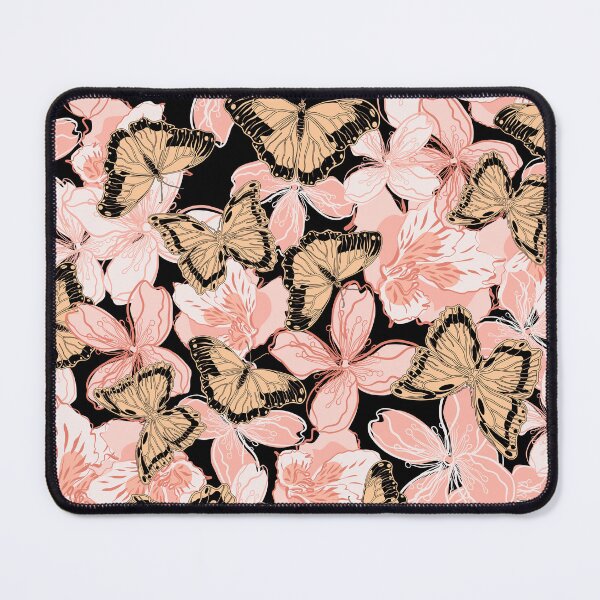 Item preview, Floral vector pattern with butterflies designed and sold by Mashusha-art.