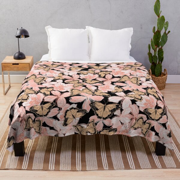 Item preview, Floral vector pattern with butterflies designed and sold by Mashusha-art.