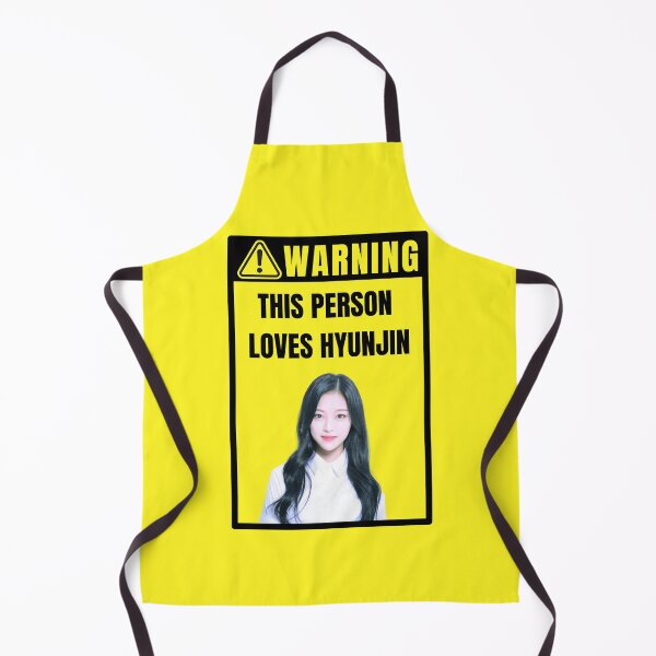 Item preview, loona warning sign: hyunjin (gender neutral) designed and sold by loonaluvdesigns.