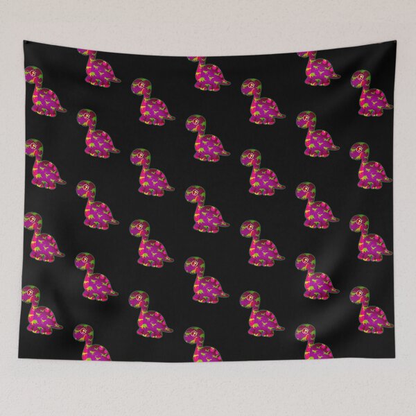 Item preview, Pink Diplodocus Dinosaur Patterns designed and sold by Astralia.