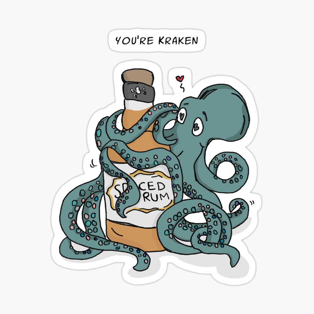 You Re Kraken Greeting Card By Anidoodle Redbubble