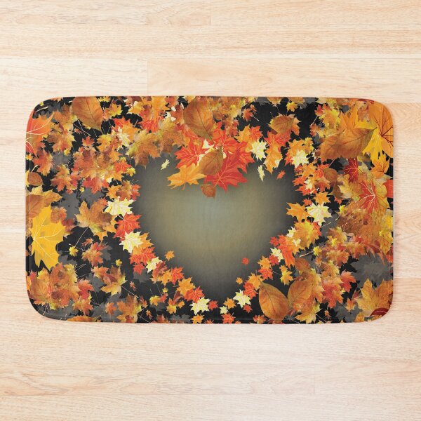 Item preview, Autumn leaf heart shape designed and sold by MAD  Graphics.