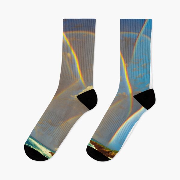 Item preview, Digital Rainbows seen over the sea designed and sold by David-Howells.