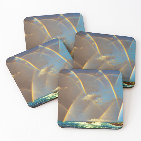 Item preview, Digital Rainbows seen over the sea designed and sold by David-Howells.