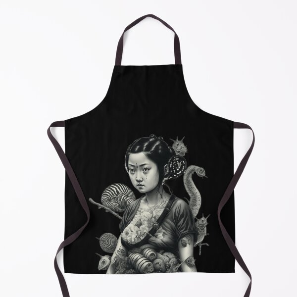 Item preview, Japanese Slug Woman - woodblock print designed and sold by Gallery of Weirdness.