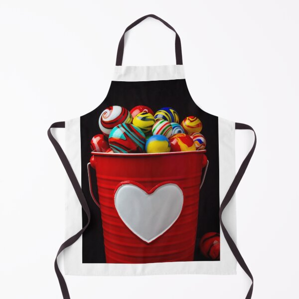 Item preview, Red Bucket Full Of Marbles designed and sold by Garry Gay.