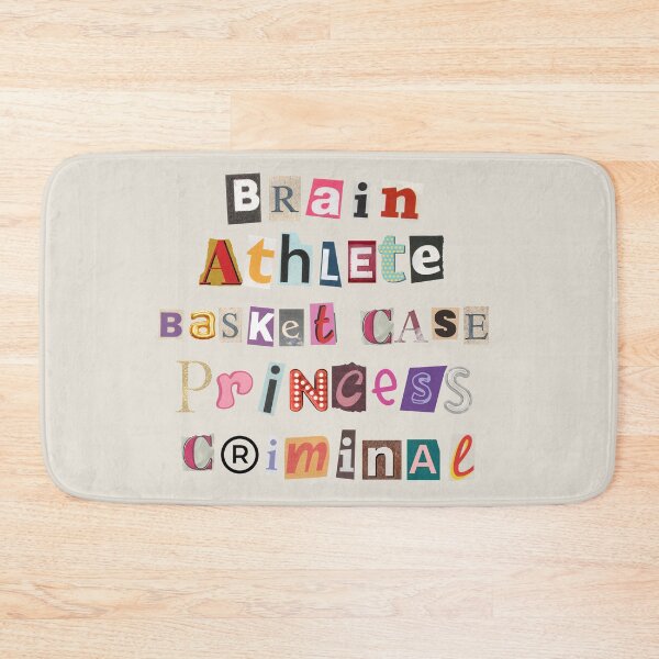 Item preview, Brain Athlete Basket Case Princess Criminal Breakfast Club Print designed and sold by Femme Pastel Collective.
