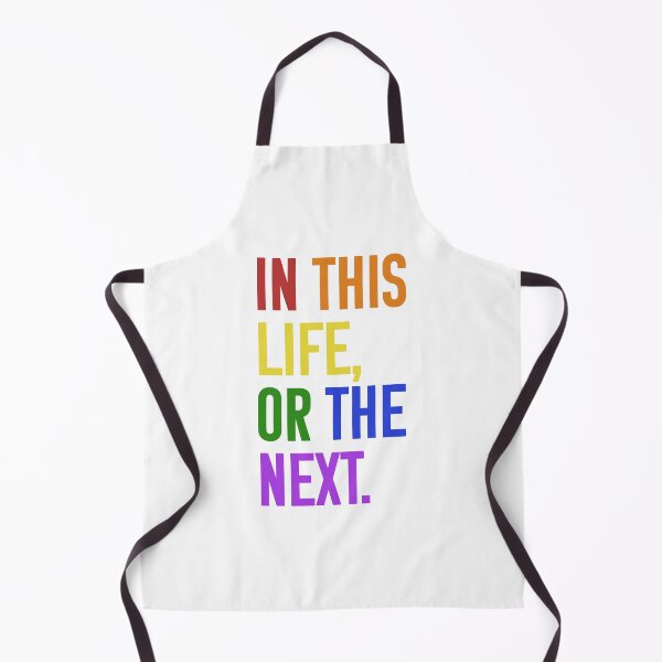 Item preview, In this life or the next (rainbow text) - Warrior Nun designed and sold by Queerdelion.