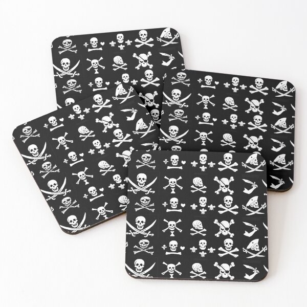 Item preview, BLACK PIRATE BANNERS SKULL,CROSSED BONES,SWORDS designed and sold by BulganLumini.
