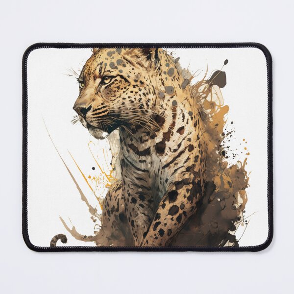 Item preview, Crouching Leopard in Watercolour designed and sold by TheDigitalAnvil.