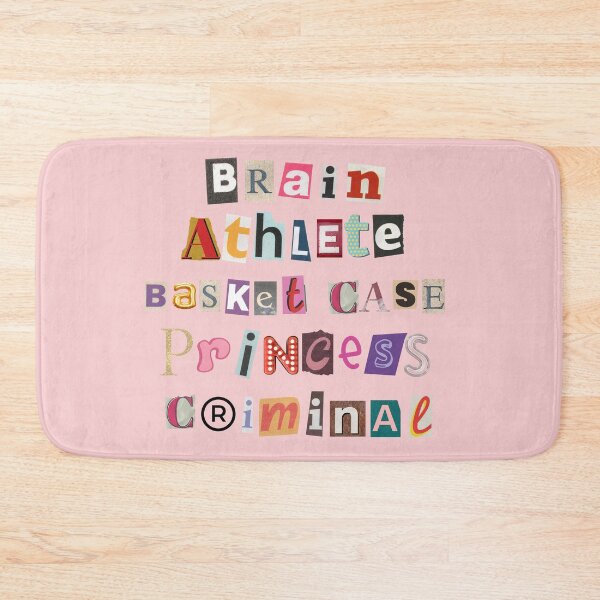 Item preview, Brain Athlete Basket Case Princess Criminal Breakfast Club Print designed and sold by Femme Pastel Collective.
