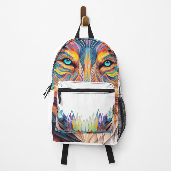 Item preview, Mulitcolored Wolf, abstract design designed and sold by AirtWorld.