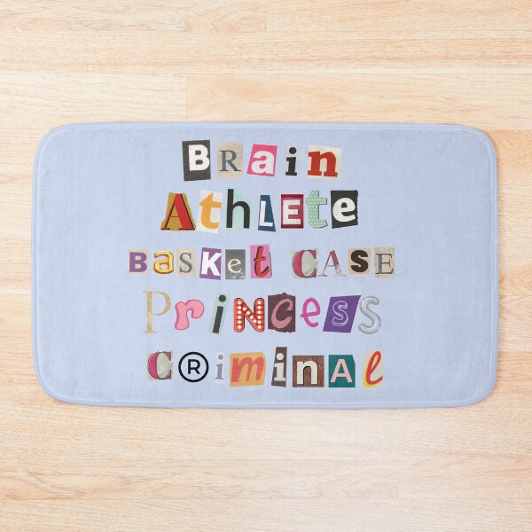 Item preview, Brain Athlete Basket Case Princess Criminal Breakfast Club Print designed and sold by Femme Pastel Collective.