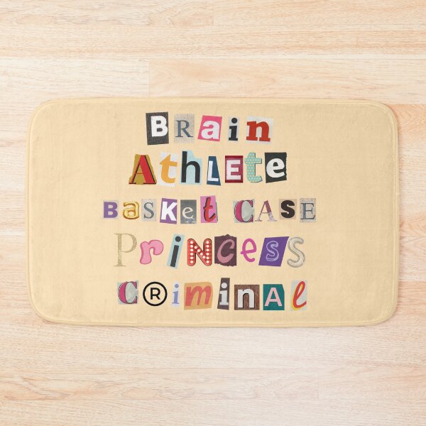 Item preview, Brain Athlete Basket Case Princess Criminal Breakfast Club Print designed and sold by Femme Pastel Collective.