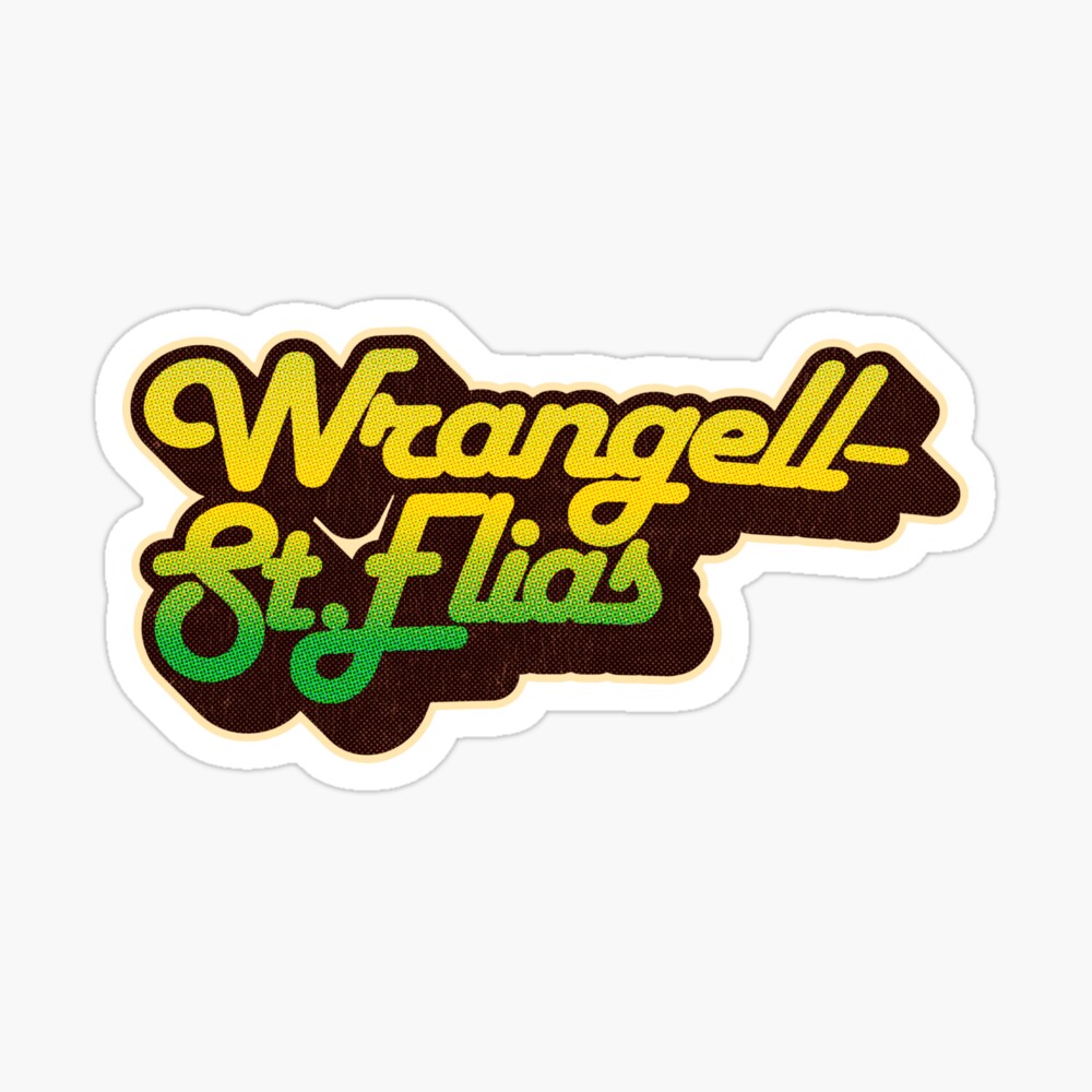 Wrangell–​St. Elias National Park | Retro Streamline Sticker