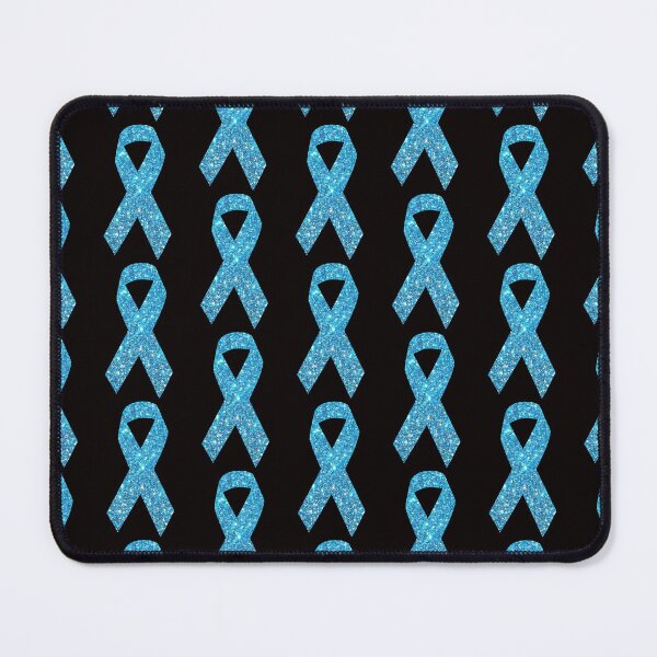 Item preview, Light Blue Faux Glitter Awareness Ribbon designed and sold by Felicity-K.